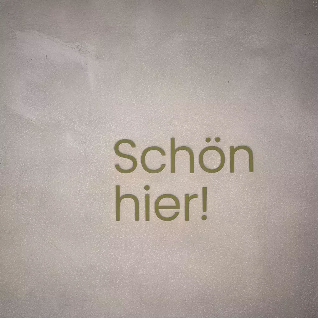 WANDSTARK – Spruchset „Schön hier!“