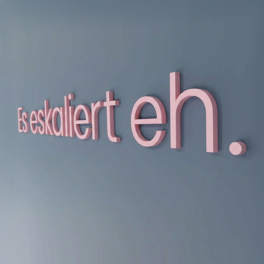 WANDSTARK – Spruchset „Es eskaliert eh.“