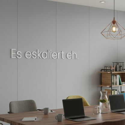 WANDSTARK – Spruchset „Es eskaliert eh.“