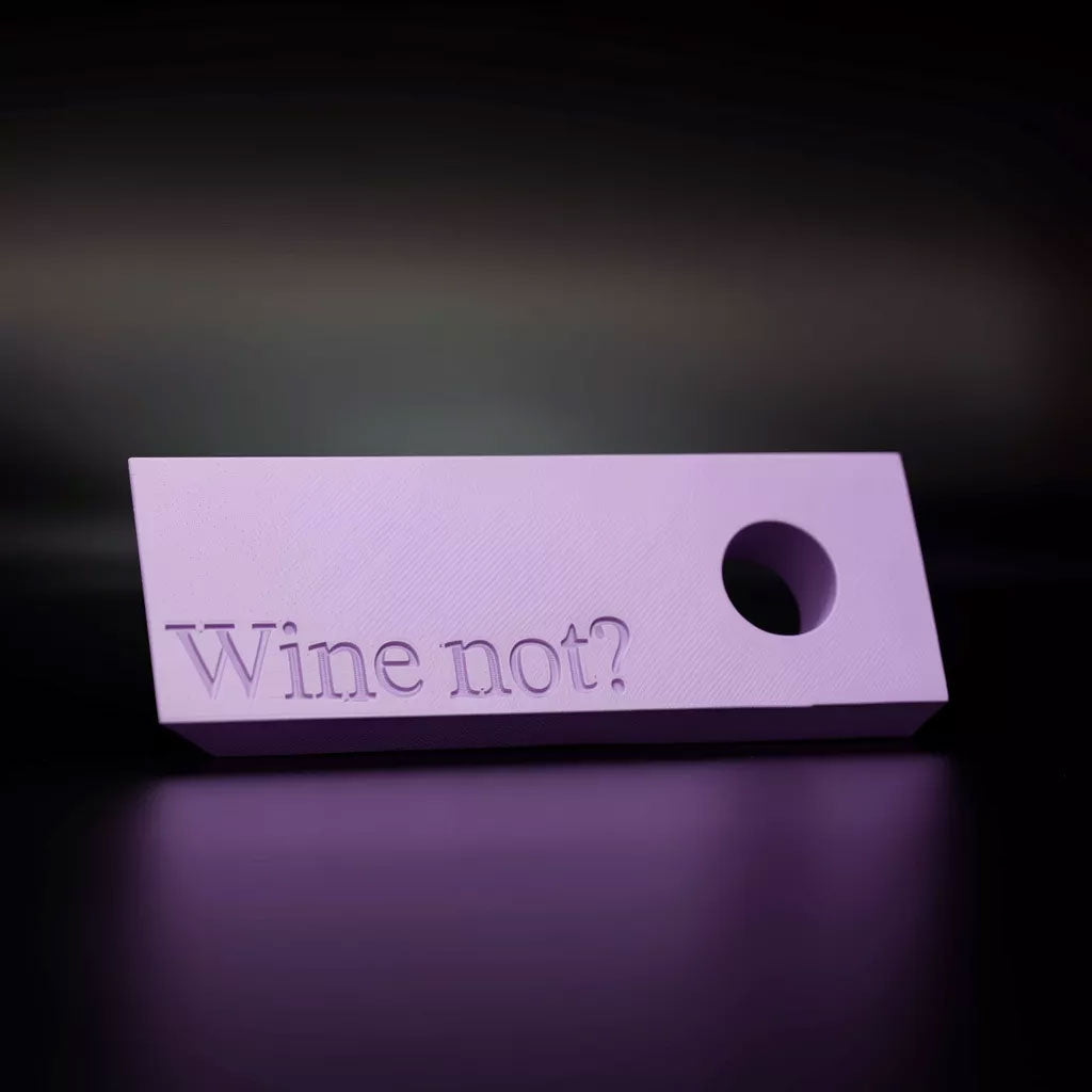 BALANCEAKT – Flaschenhalter mit Botschaft