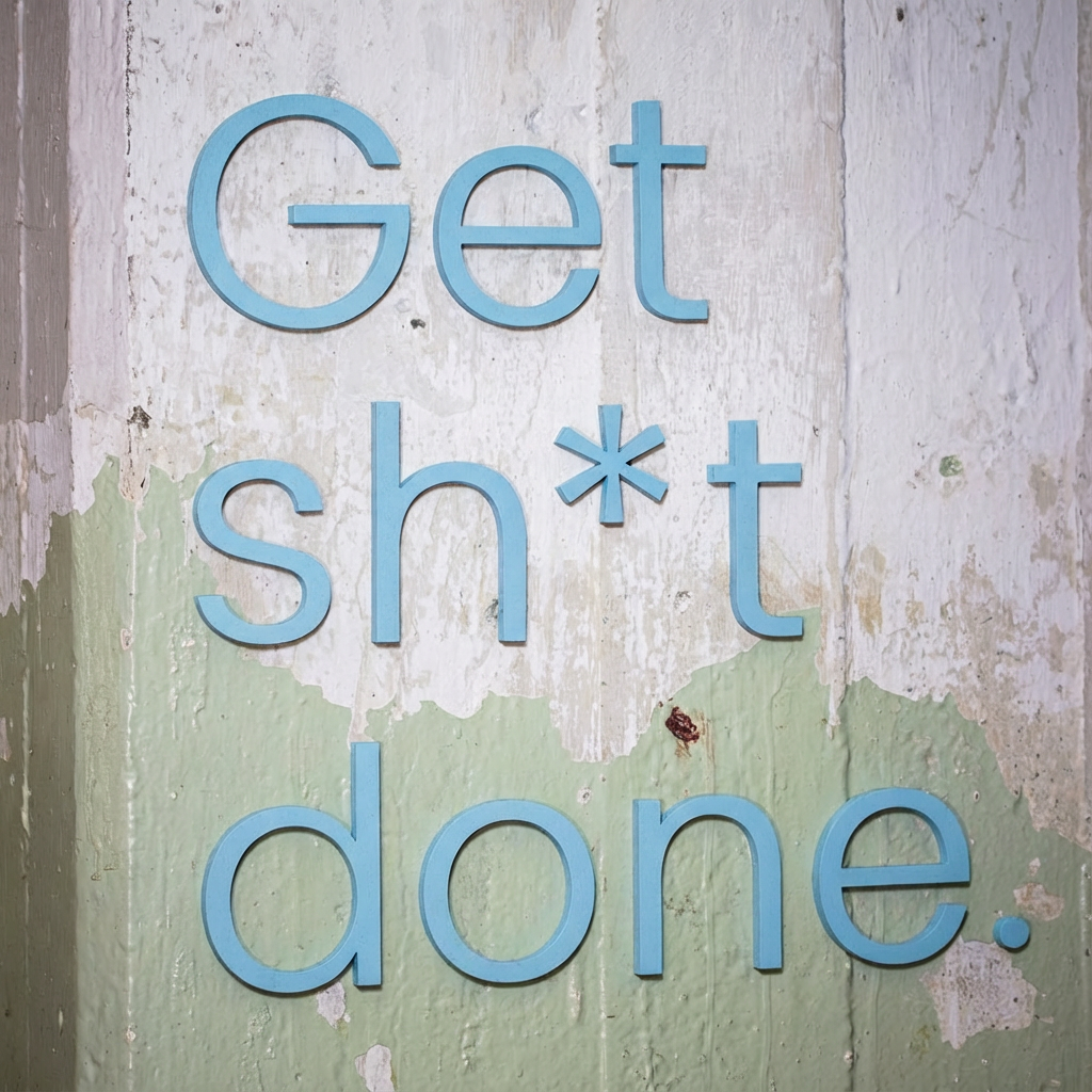 WANDSTARK – Spruchset „Get sh*t done.“