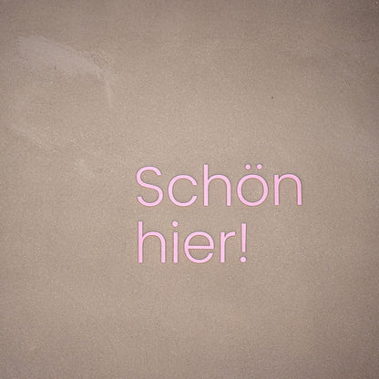 WANDSTARK – Spruchset „Schön hier!“