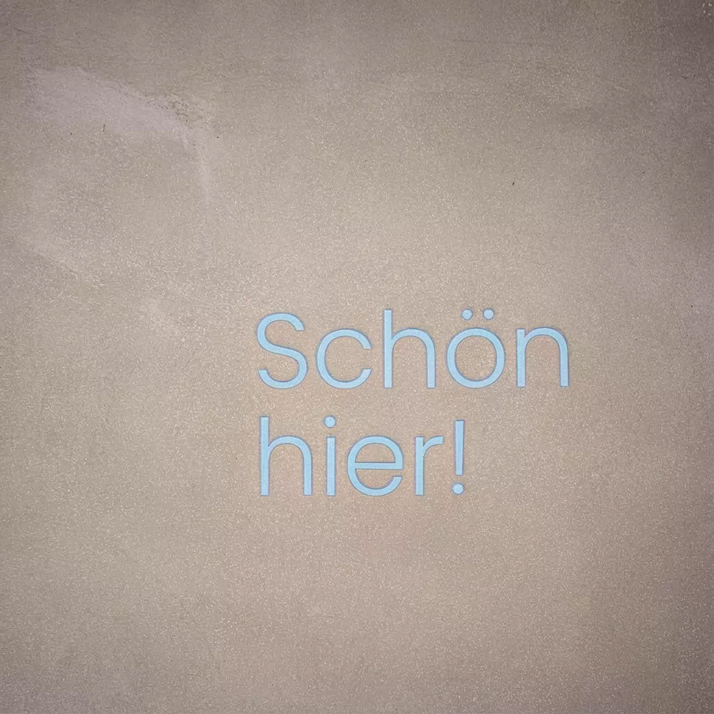 WANDSTARK – Spruchset „Schön hier!“