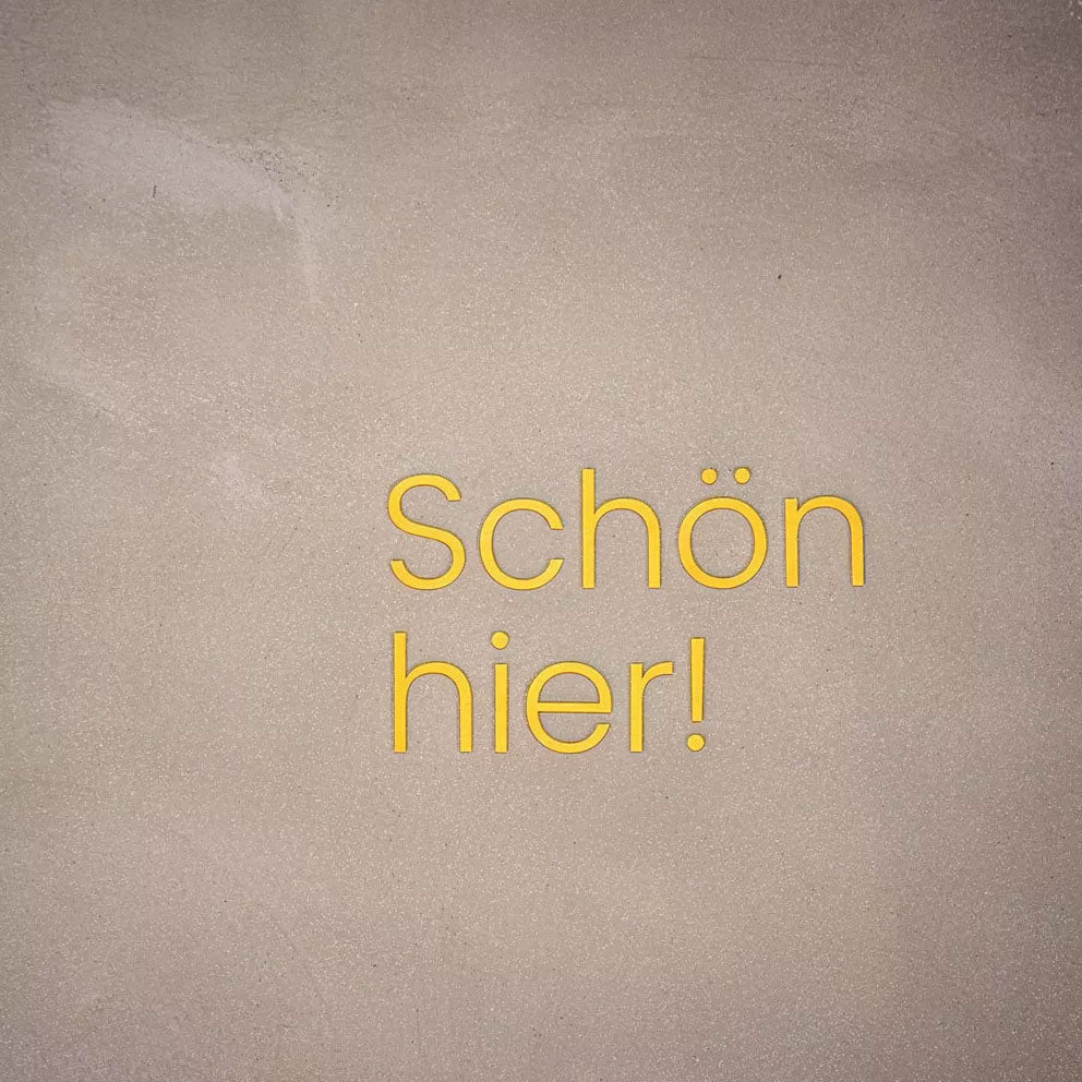 WANDSTARK – Spruchset „Schön hier!“