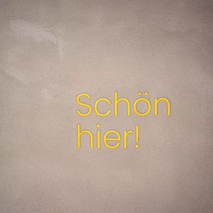 WANDSTARK – Spruchset „Schön hier!“