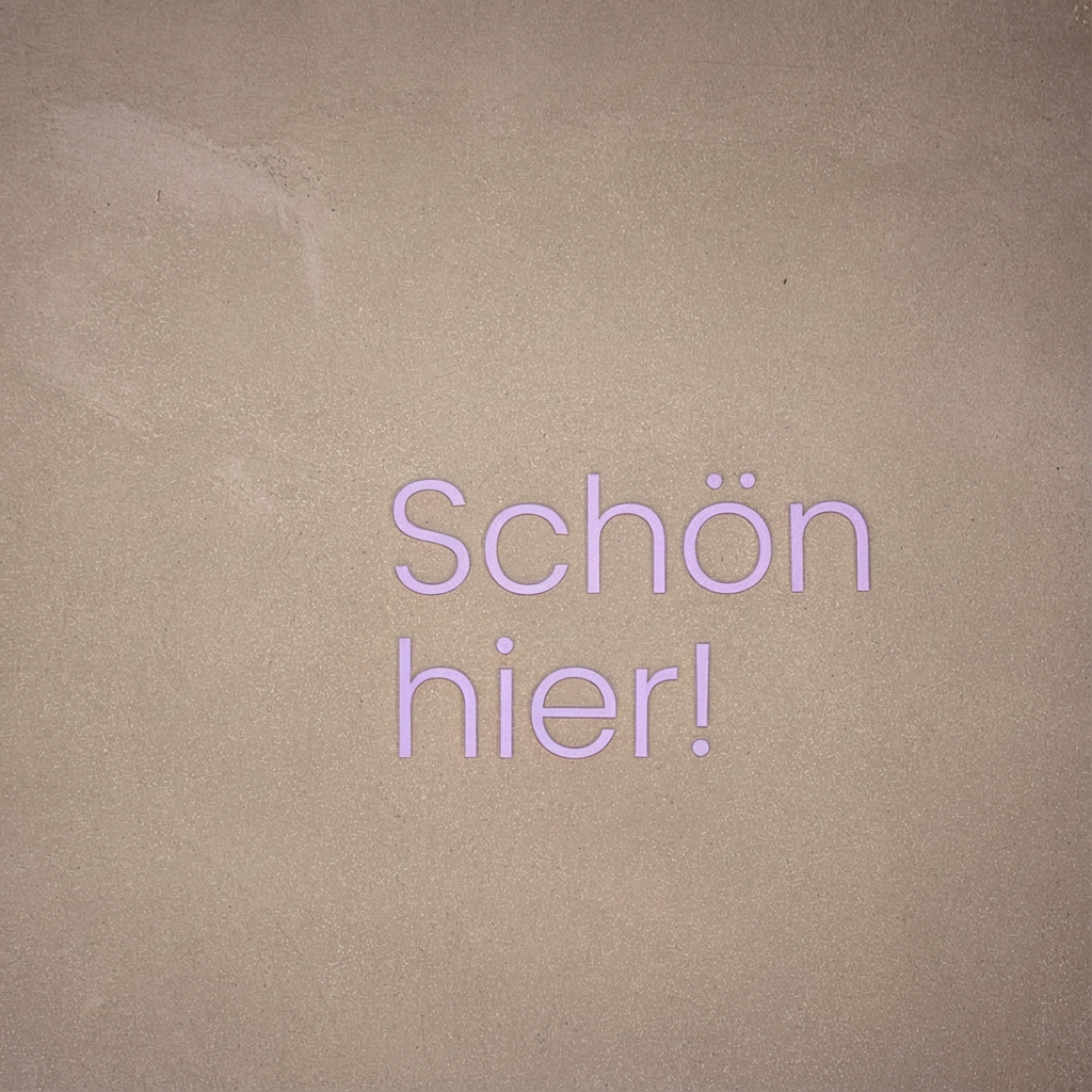 WANDSTARK – Spruchset „Schön hier!“