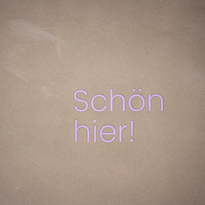 WANDSTARK – Spruchset „Schön hier!“