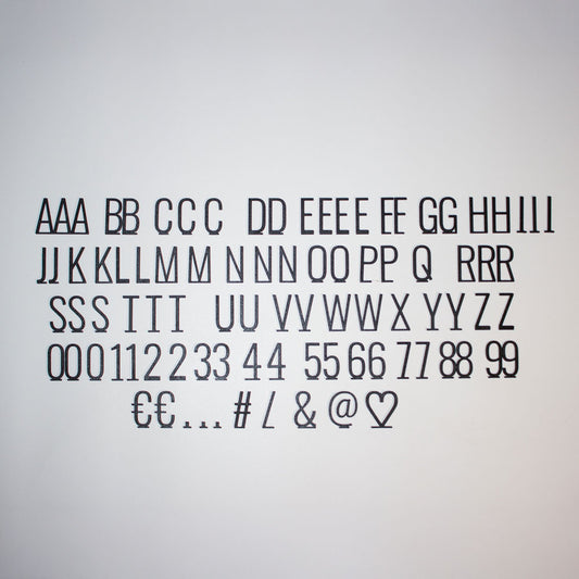 STECKBAR – Einzelzeichen